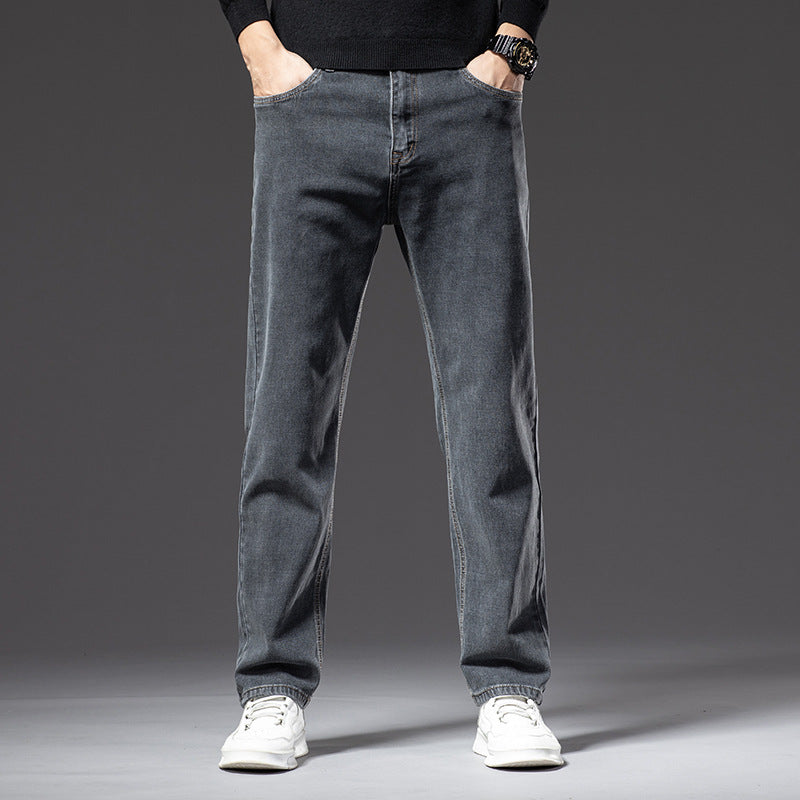 Straight-Leg Dad Pants for Men - Casual Trousers