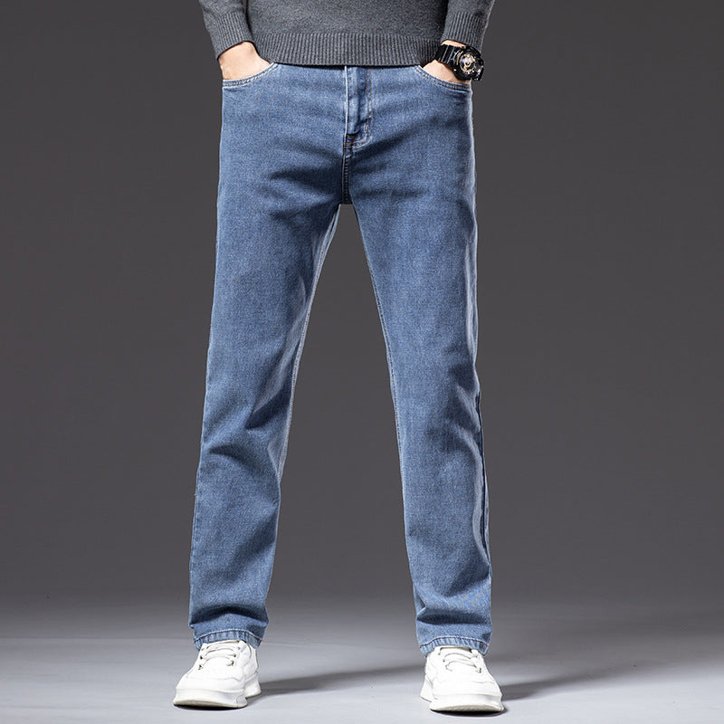 Straight-Leg Dad Pants for Men - Casual Trousers