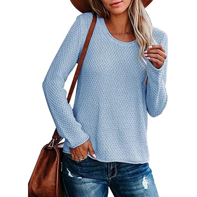 Loose Round Neck Women's Sweater - European & American Style