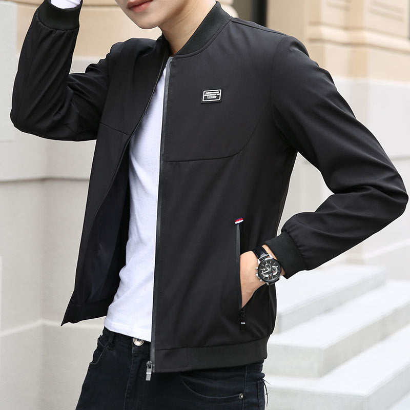 Men's Plus Size Lightweight Jacket for Spring & Autumn