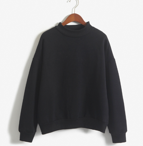 BTS Fake Love Unisex Loose High Neck Sweatshirt