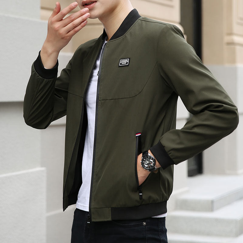 Men's Plus Size Lightweight Jacket for Spring & Autumn